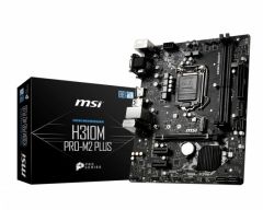MSI H310M PRO-M2 PLUS SOKET 1151 DDR4 2666 DVI VGA HDMI M.2 USB3.1 mATX WIN7 WIN10