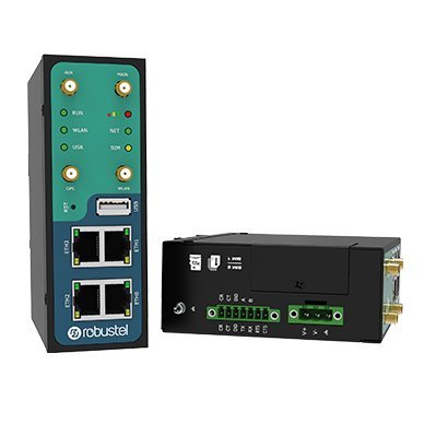 ROBUSTEL  3G Router, çift SIM kartı, 4 Ethernet portu, RS232/485, HSPA+/UMTS, GPS destekli R3000-Q3PB-GPS