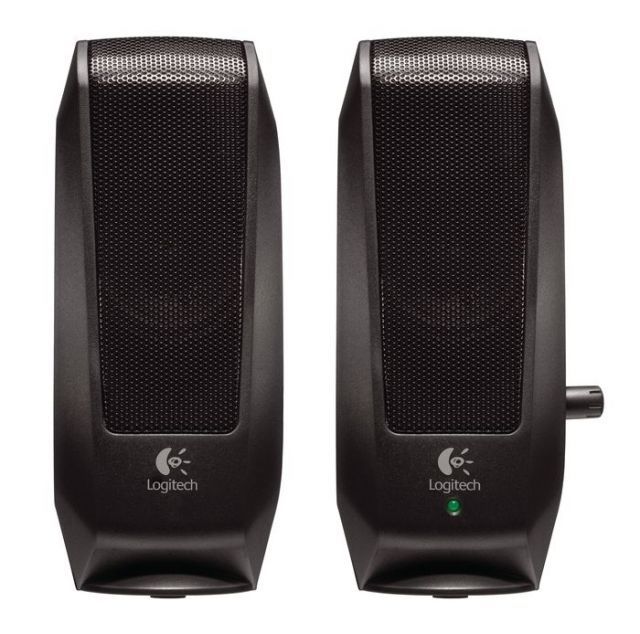 Logitech S120 Speaker 2.3W RMS 3.5mm Jack 1+1 Speaker Siyah