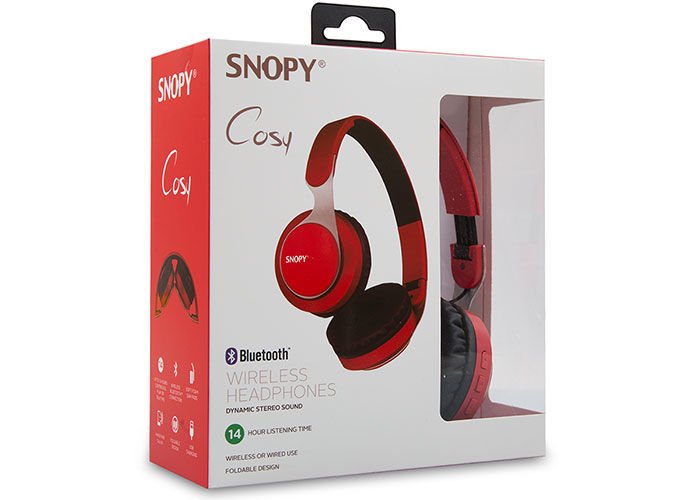 Snopy Sn-34bt Cosy Kırmızı Bluetooth Kablosuz Mikrofonlu Kulaklık