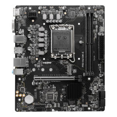 MSI PRO H610M-E DDR5 SOKET 1700 5600(OC) HDMI VGA M.2 USB3.2 1x 1G LAN mATX