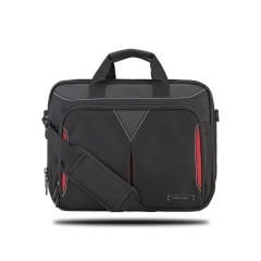 Classone Taranto Serisi VP3000 15.6 inch WTXpro Su Geçirmez Kumaş Laptop El Çantası -Siyah