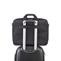 Classone Taranto Serisi VP3000 15.6 inch WTXpro Su Geçirmez Kumaş Laptop El Çantası -Siyah