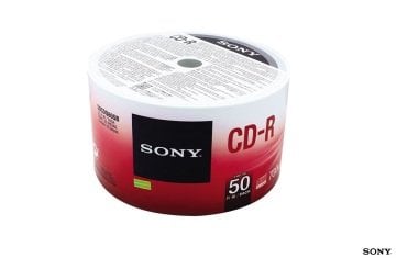 Sony CD-R 700mb 80dk 50' li Paket 50cdq80sb...48x Multi Speed Sony Boş Cd