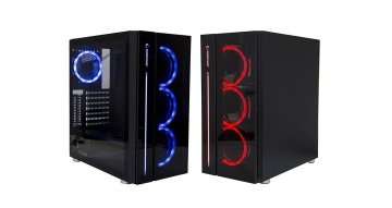 Rampage Scout 600W 80 Plus RGB Gaming Kasa - Ayarlanabilir 4 Rgb Led Fan ve Temper Pencereli