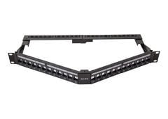 S-Link SL-P625 24 lü Kolay Kullanımlı, UTP BOŞ V Şeklinde Patch Panel