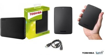 Toshiba Canvio Basics 1Tb 2.5'' Taşınabilir Harddisk - Toshiba HDTB410EK3AA Usb 3.0 Kompakt Tasarımlı Toshiba Harici Harddisk