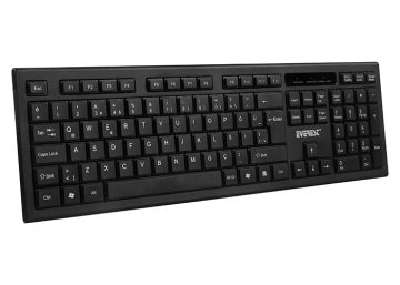 Everest Km-6121 Siyah Kablosuz Wireless Q Slim Klavye Mouse Set
