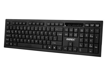 Everest Km-6121 Siyah Kablosuz Wireless Q Slim Klavye Mouse Set