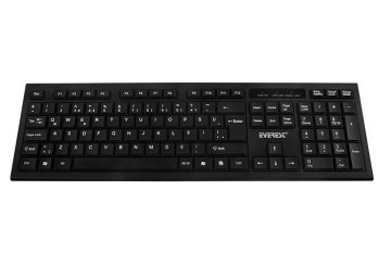 Everest Km-6121 Siyah Kablosuz Wireless Q Slim Klavye Mouse Set