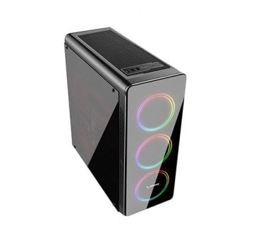 Everest Escape Oyuncu Kasası - 4 Led Fanlı Temper Camlı Gaming