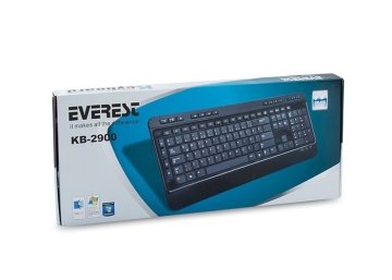 Everest KB-2900 Siyah USB Q Multimedia Klavye