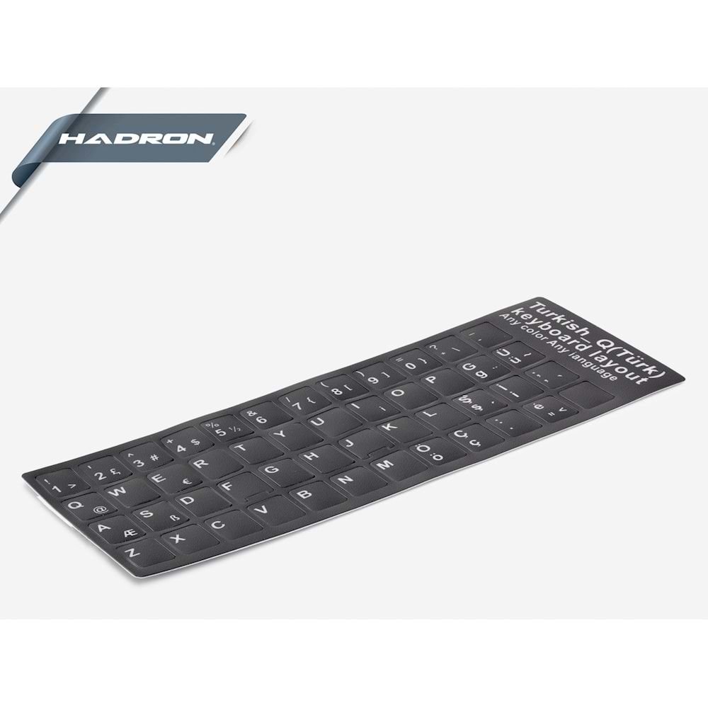 HADRON HD3218Q TÜRKÇE Q KLAVYE TUŞ TAKIMI STICKER