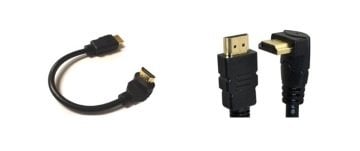 Fully G-507V Bir Ucu L Hdmi Kablo | Erkek-Erkek Uç 50cm