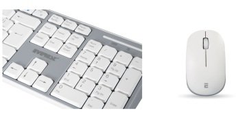 Everest Km-6063 Beyaz Gri Nano Kablosuz Daktilo Tip Q Multimedia Klavye Mouse Set    (KUTU DEFOLU)