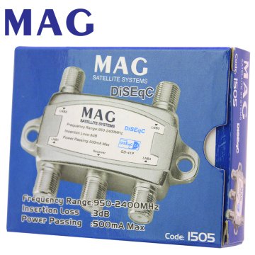 Mag 4 Uydu-1TV DiSEqC Switch (1505 GD-41P)