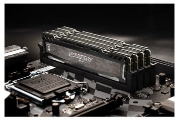 Crucial Ballistix Sport LT Gri 8GB DDR4-3000 UDIMM Gaming Ram - BLS8G4D30AESBK