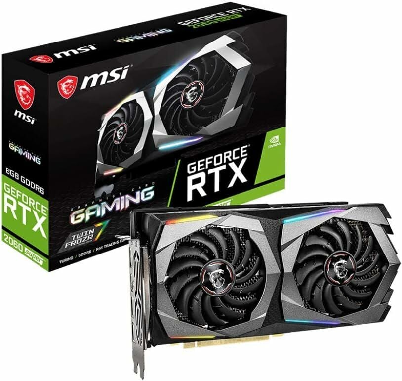 MSI VGA GEFORCE RTX 2060 SUPER VENTUS GP RTX2060S 8GB GDDR6 256B DX12U PCIE 3.0 X16 (1XHDMI 3XDP)