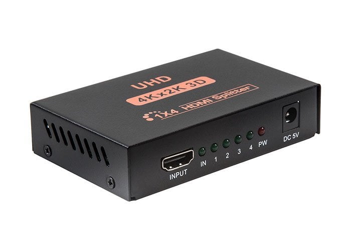 Hytech HY-LU4 4 Port 4K*2K HDMI Splitter