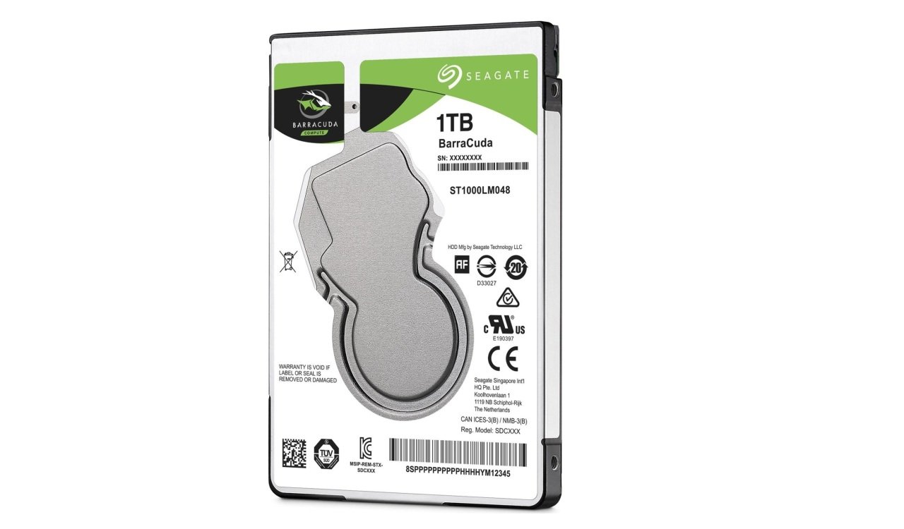 Seagate BarraCuda® ST1000LM048 2.5'' Sata3 128Mb 1Tb Multi-Tier Caching Teknolojili SSD Performansı Sağlayan Hızlı Intel® Optane™ Bellek Özellikli Hdd