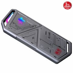 ASUS ROG Strix Arion EVA Edition M.2 NVMe SSD Kutusu—USB3.2 GEN2 Tip-C (10 Gbps), Çift USB-C'den C'ye ve USB-C'den A'ya kablo
