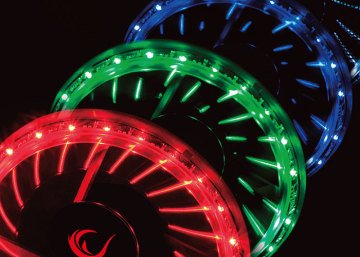Rampage RB-K6 120*120*25mm RGB Kumandalı 4lü Kasa Fan Seti
