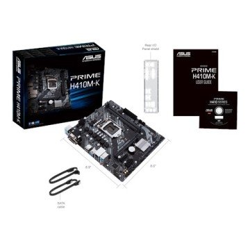 Asus Prime H410M-K Intel 10. Nesil 1200 Pin H410 DDR4 2933MHz Dvi Vga Anakart