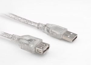 S-link SL-AF2003 Usb2.0 3m Şeffaf Uzatma Kablo