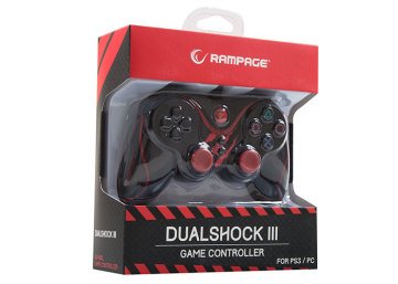 Snopy Rampage SG-R601 PS3/PC Kırmızı USB 1.8m Joypad