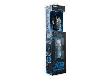 Everest SGM-X9 Usb Siyah Gaming Mouse Pad ve Oyuncu Mouse