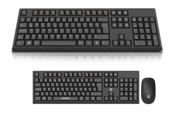 Everest KM-2510 Siyah Kablosuz Q Multimedia Klavye + Mouse Set  (Kutu Deformeli)