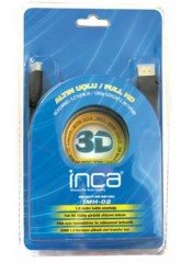 INCA IMH-02 Mini Hdmi to Hdmi 1,8MT 1,4Vr Altın Uç %100 Bakır