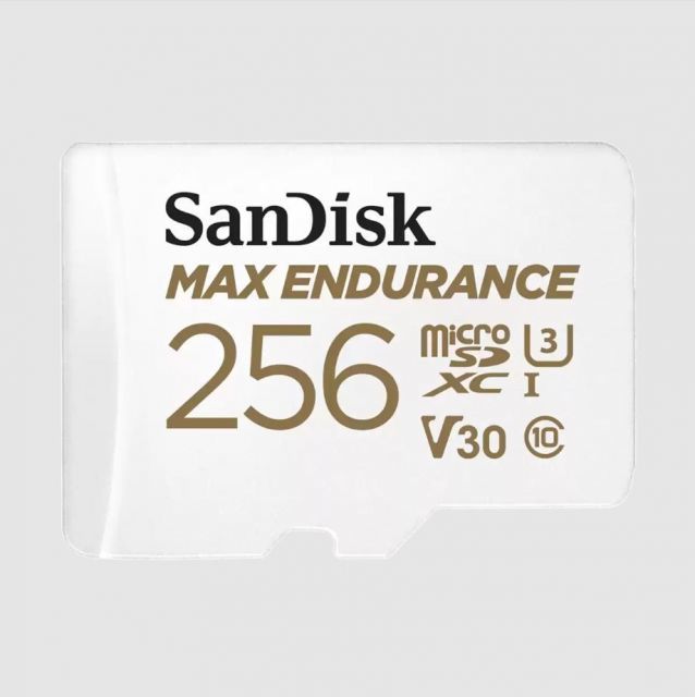 SDSQQVR-256G-GN6IA 256GB Max Endurance microSDXC + SD Adapter 100/40 MB/s