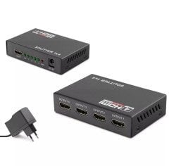 HADRON HDX1286(205K) SPLITTER HDMI 1.4V 1080P 3D 1 GİRİŞ 4 ÇIKIŞ