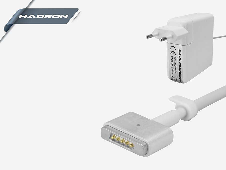 Hadron HD795 Apple Macbook Pro Retina Adaptör - Apple 85W MagSafe 2 20V 4.25A T Type Adaptör