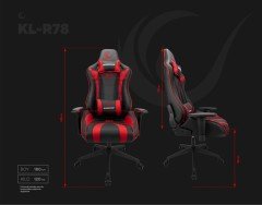 Rampage KL-R78 Kırmızı/Siyah Oyuncu Koltuğu