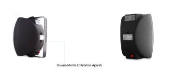 Mikado MDK126-5TA 5.25 80W Modern Kasa Duvar Tipi Hoparlör...93 db Güçlü Ses Çıkışlı Şık Tasarım Kasalı Kolay Monte Edilir Siyah Renk Hoparlör