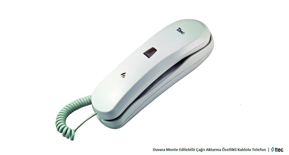Ttec TK150 Duvar Tipi - Masa Üstü Kablolu Telefon - Gri Renk