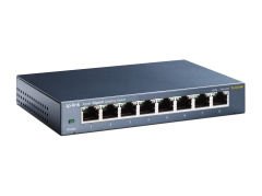 TP-LINK TL-SG108 8 PORT GIGABIT MASAÜSTÜ SWITCH (ÇELİK KASA)
