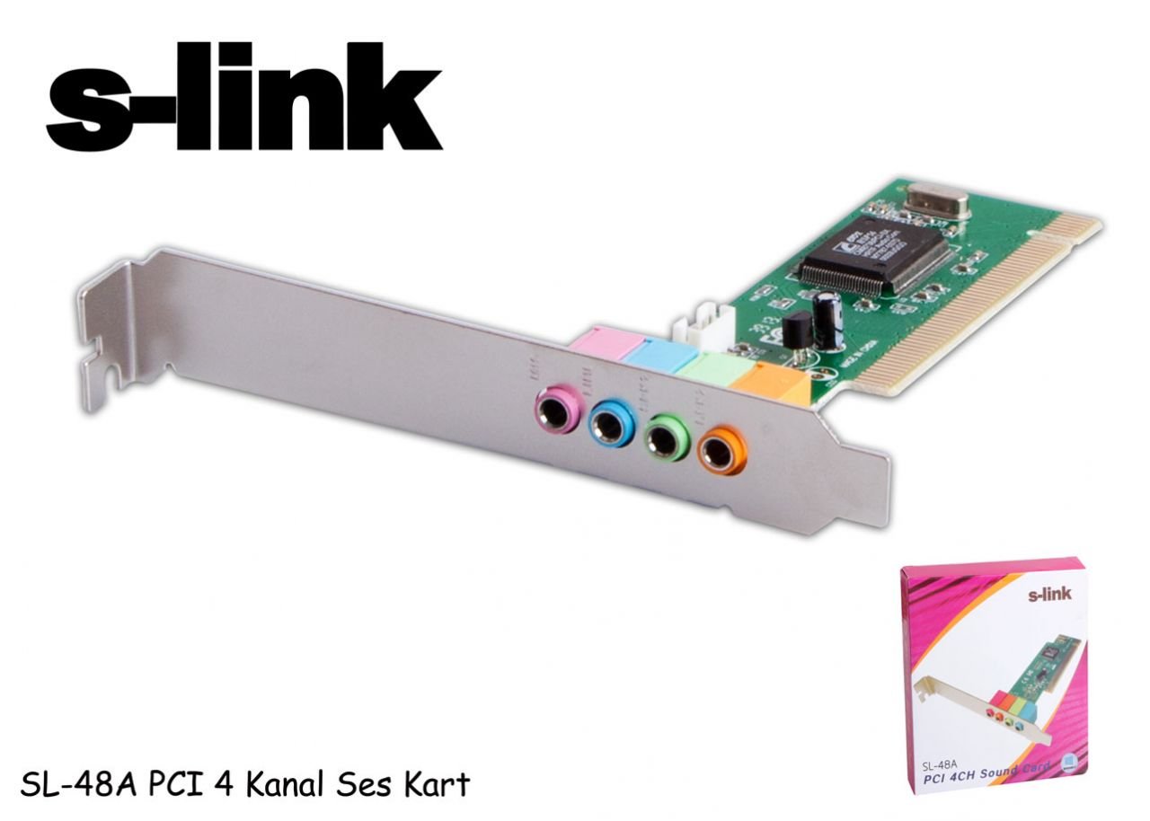 S-link SL-48A PCI 4 KANAL SES KARTI