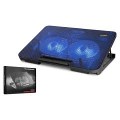 HADRON HDX4252 LEDLİ ÇİFT FANLI NOTEBOOK SOĞUTUCU