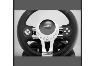 Snopy V5H Usb Metalik Pro Direksiyon Seti...Titreşimli El Frenli Metalik Sport Tasarım Profesiyonel Oyuncu Direksiyon Seti