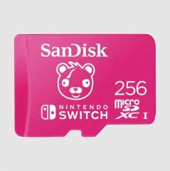 SDSQXAO-256G-GN6ZG 256GB Nintendo MicroSD UHS I Card Fortnite Edition