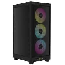 CORSAİR 2000D RGB AİRFLOW, 3X120MM RGB FAN, MİNİ-ITX SMALL-FORM-FACTOR BİLGİSAYAR KASASI, SİYAH (CC-9011246-WW)