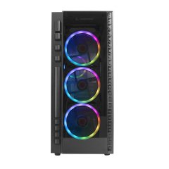 Rampage X-TITAN RC99 600W 80 Plus Bronze Temper Camlı 4 Adet RGB Fanlı USB 3.0 Gaming Oyuncu Kasası