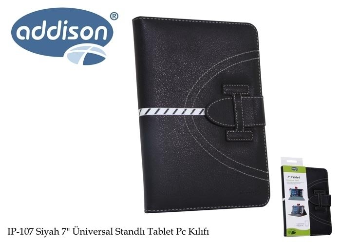 Addison IP-107 Siyah 7 Üniversal Standlı Tablet Pc Kılıfı