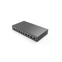 Reyee RG-ES110D-P 10 Portlu, 10/100 Fast Ethernet, Tak Çalıştır Switch, 2 Gigabit Uplink, 8 Port PoE+ (110W)