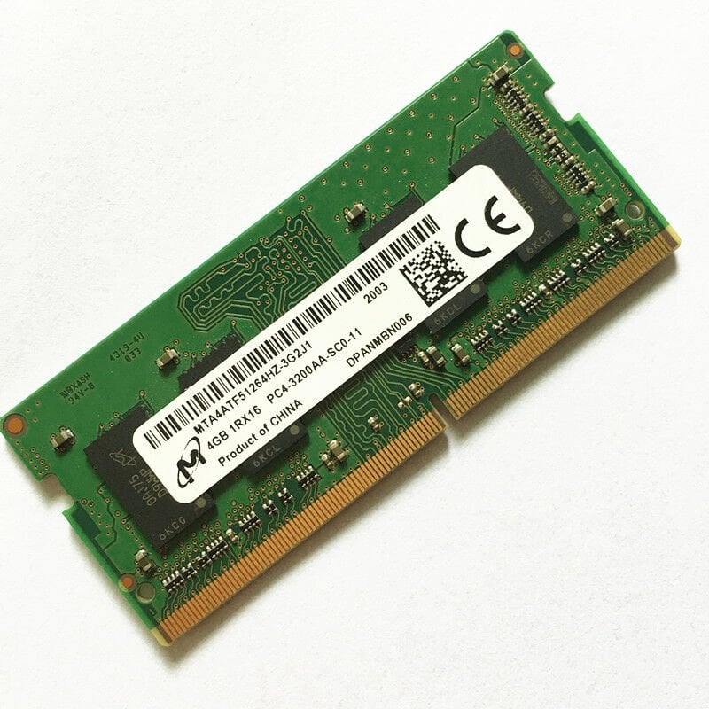 Kingston 4GB 1Rx16 PC4-3200AA-SC0-11 Notebook Ram