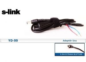 S-link YD-99 1.2m 0.75mm (6,3*3,0) Notebook Adaptör Kablo