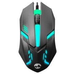 Everest KM-G77 X-VAYNE Siyah Usb Gökkuşağı Zemin Aydınlatmalı Gaming Oyuncu Klavye + Mouse Set